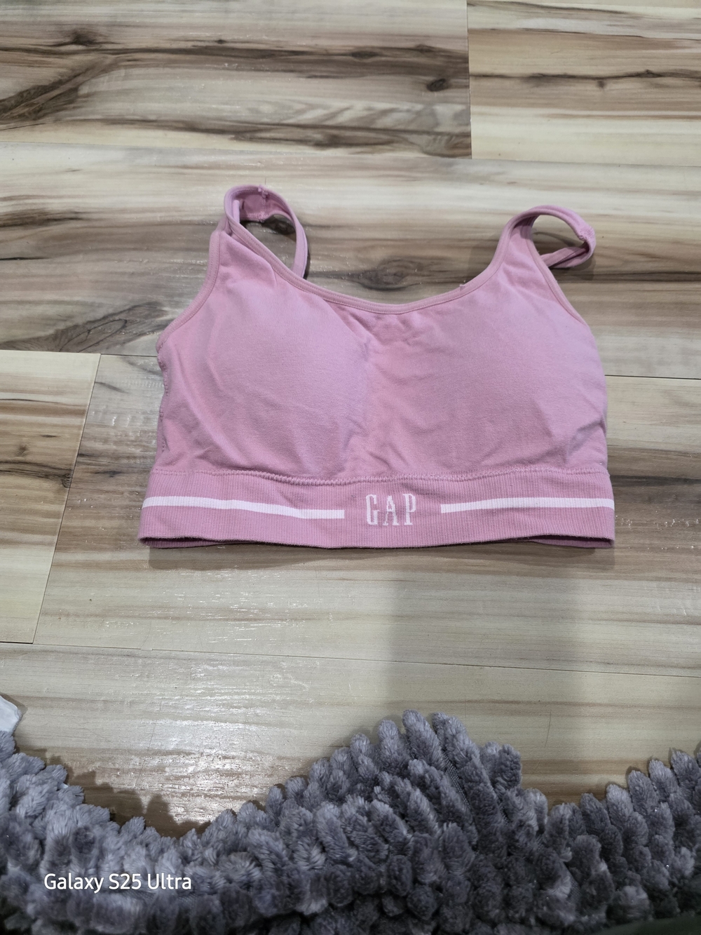 GAP Pink Seamless Bralette - Light Pink Comfort